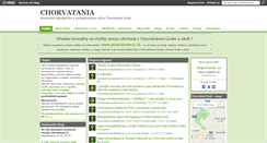 Desktop Screenshot of chorvatania.sk